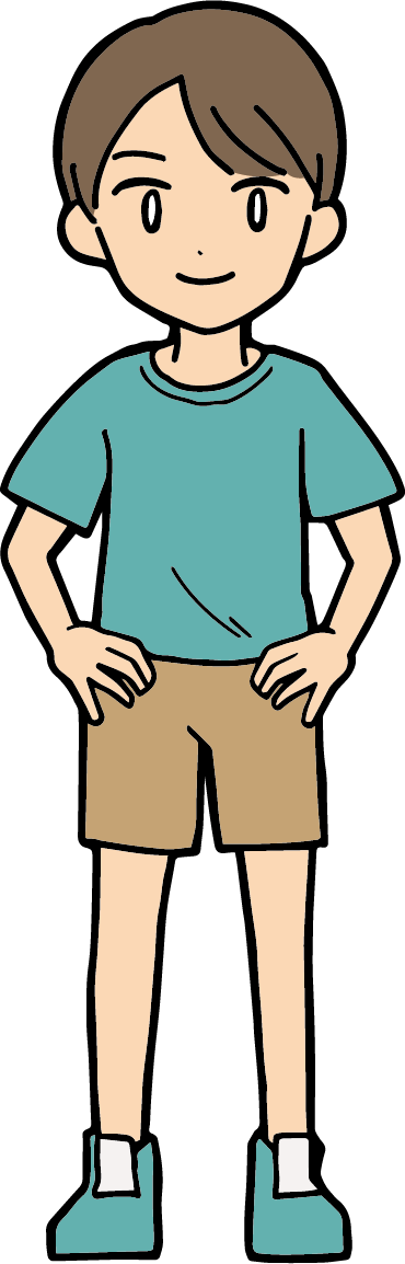 男の子